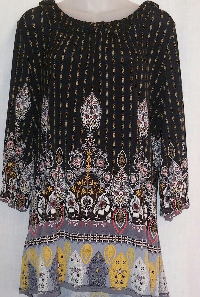 Style&Co Floral Designed Loose Tunic